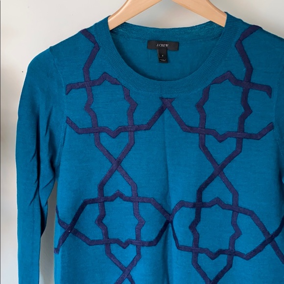 J. Crew Collection embroidered lightweight sweater - Picture 2 of 4